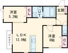 La WESTの間取り画像