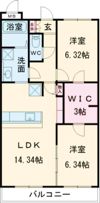 グランストーク富丘の間取り画像