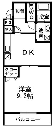 フジパレス三葛の間取り画像