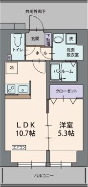 ソレイユ北田町の間取り画像