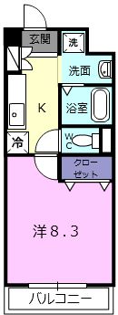 ヴェルドミールの間取り画像