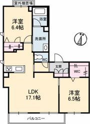 ベレオ京山の間取り画像