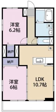 ラヴィエールBの間取り画像