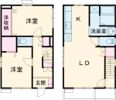 中泉借家の間取り画像
