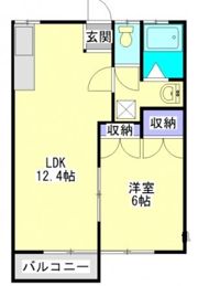 クレス中村の間取り画像