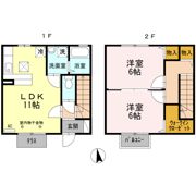 コム・シェ・ヴ Bの間取り画像
