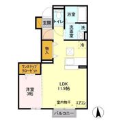 ディアーナⅢの間取り画像