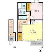 ジュン キャッスルの間取り画像