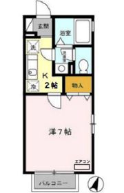 クレール和ヶ原の間取り画像