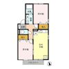 セジュール南 Aの間取り画像