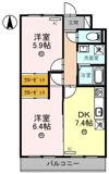 ケイズメゾン春日森の間取り画像