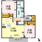 エクセル東合川Ⅲの間取り画像