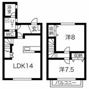 Green Court社が丘(グリーンコートヤシロガオカ)の間取り画像
