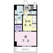 シティ フラットの間取り画像