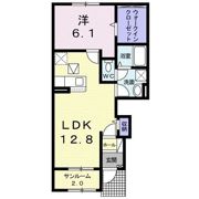 シャボンディの間取り画像