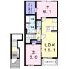 シャボンディの間取り画像