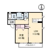 カーサ・陶ノ藏 壱番館の間取り画像
