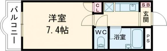 サンシャイン北別府の間取り画像
