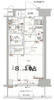 エスプレイス京都RAKUNANの間取り画像