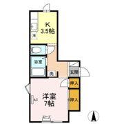 メイユール千羽 Aの間取り画像