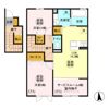 アクタス Bの間取り画像