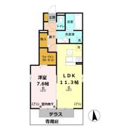 フォンテーヌ Ⅴの間取り画像