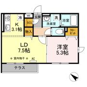 エクレール原宿の間取り画像
