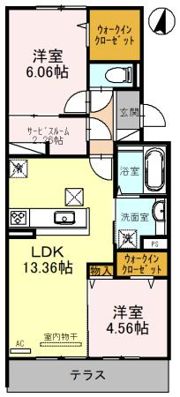 ジラソーレの間取り画像