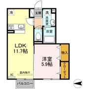 Recente浜町の間取り画像