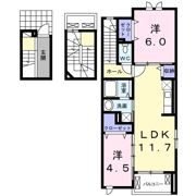 ベル オーブ Ⅲの間取り画像