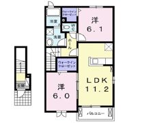ベリーヒルズAの間取り画像