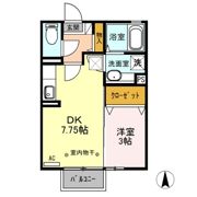 メゾン･ド･ソレイユ Aの間取り画像