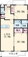 グランシャリオの間取り画像