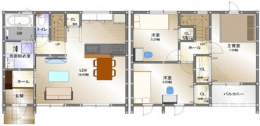 クロッカスⅡの間取り画像