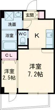 プラリア磯島の間取り画像