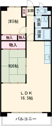 グランディールの間取り画像