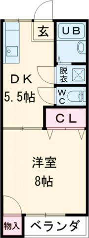 フレンズ通町南の間取り画像