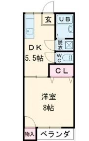 フレンズ通町南の間取り画像