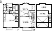 CLAIR咲 B棟（クレアサキ）の間取り画像