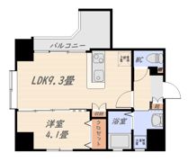 コスモシティー天文館の間取り画像