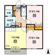 グレースライフ大成 Aの間取り画像
