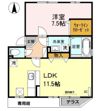 リビングタウン本庄 Bの間取り画像