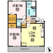 メゾンドォ渕谷 ABの間取り画像