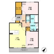 セルリア A棟の間取り画像