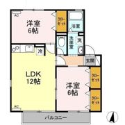 セントアベニュー B棟の間取り画像