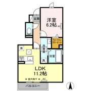 セジュールYUTAKAⅡの間取り画像