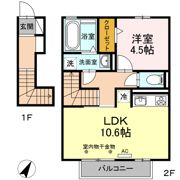 エクスベルジェⅡの間取り画像