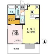 ル アンブル Bの間取り画像