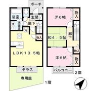 ラ・ヴィーダーⅡの間取り画像