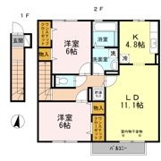 セジュールM・青山西の間取り画像